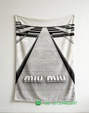 Miumiu Throw Blankets